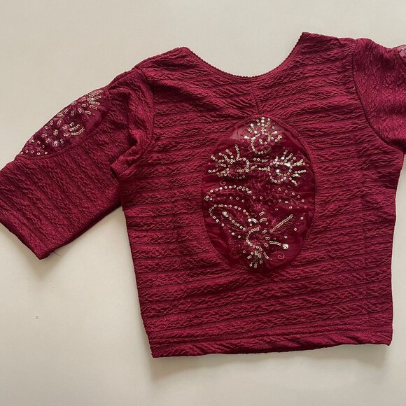 TELESTAR WITH ORGANZA Stretchable Blouse - Picture 2 of 9